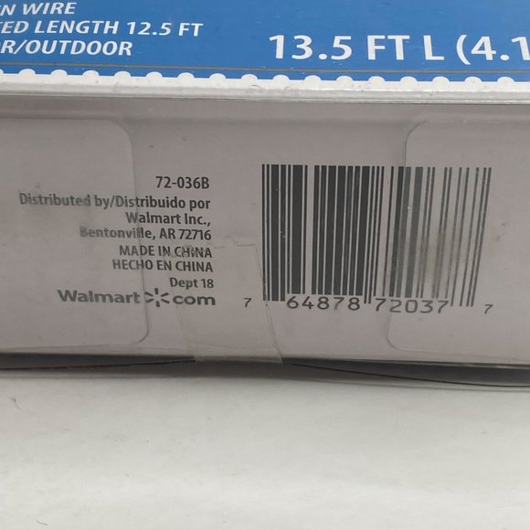 Holiday Time Warm White Star Sticks Lights String Party Christmas Event - Picture 5 of 5